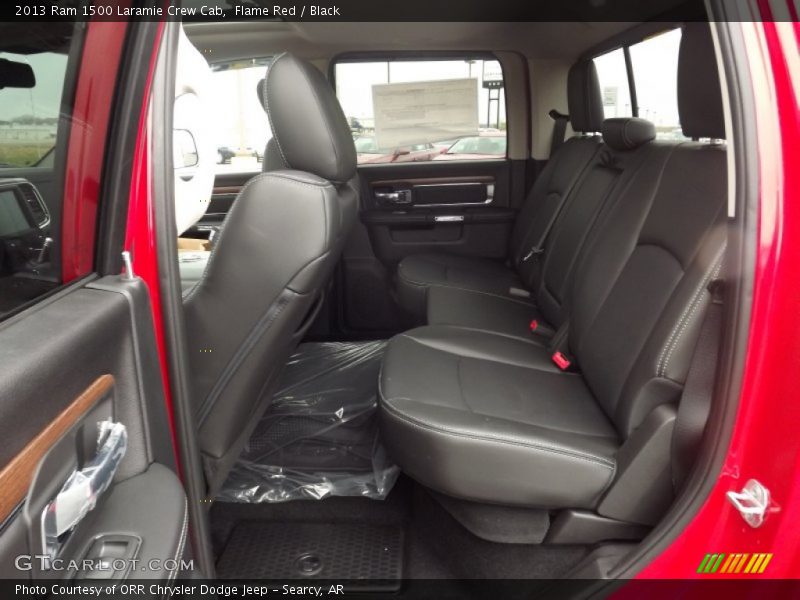 Rear Seat of 2013 1500 Laramie Crew Cab