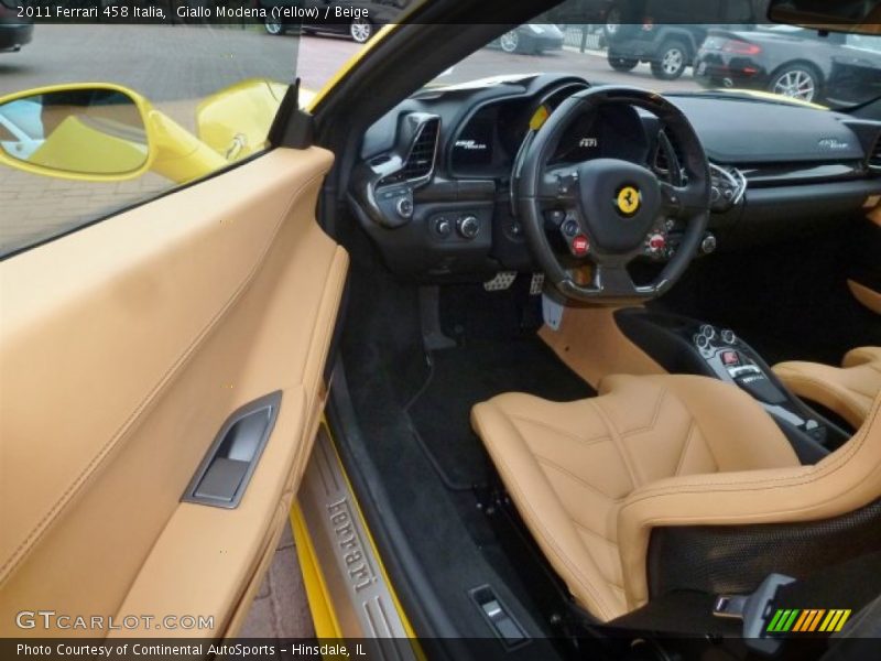  2011 458 Italia Beige Interior