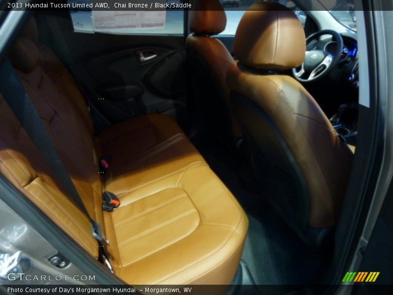 Chai Bronze / Black/Saddle 2013 Hyundai Tucson Limited AWD