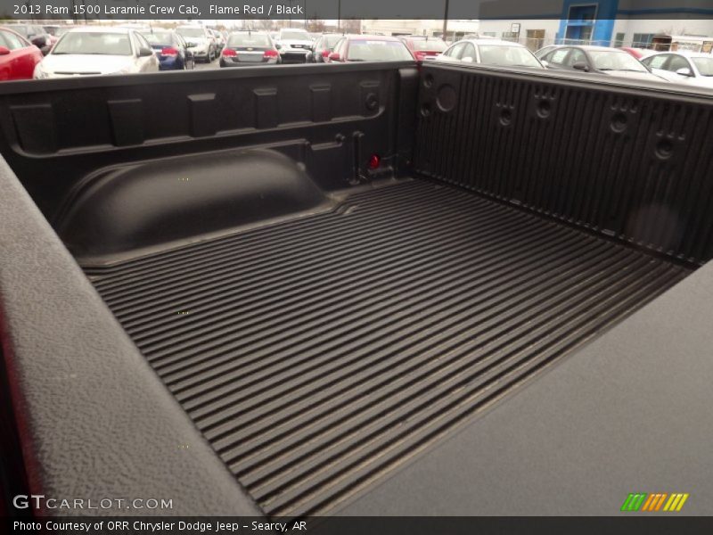 Flame Red / Black 2013 Ram 1500 Laramie Crew Cab