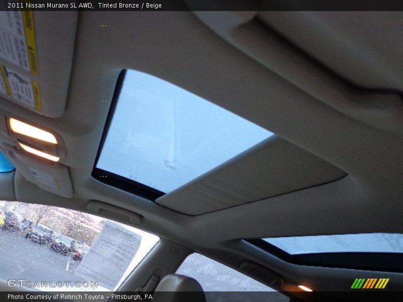 Tinted Bronze / Beige 2011 Nissan Murano SL AWD