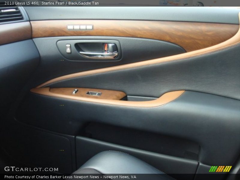 Starfire Pearl / Black/Saddle Tan 2010 Lexus LS 460