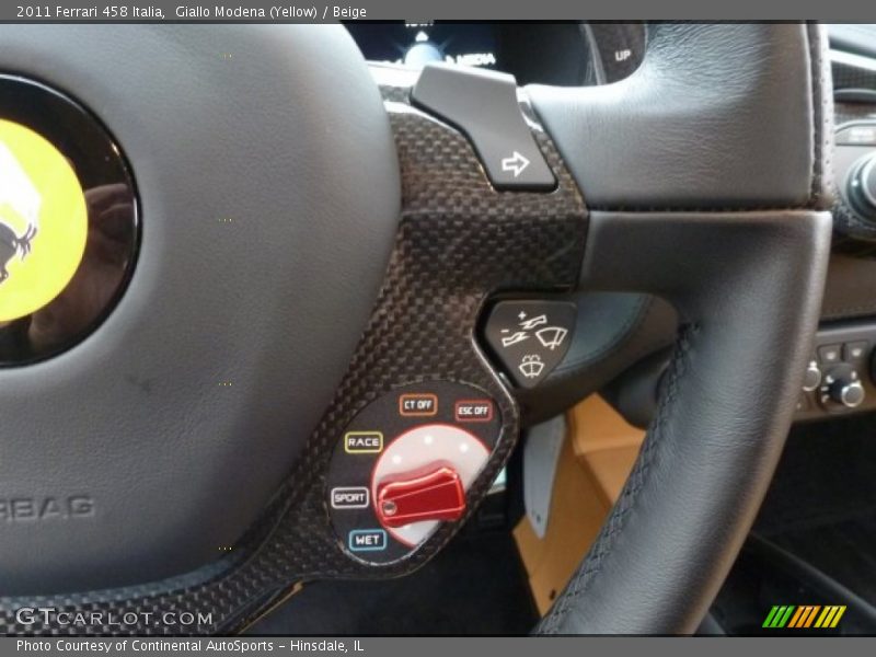 Controls of 2011 458 Italia