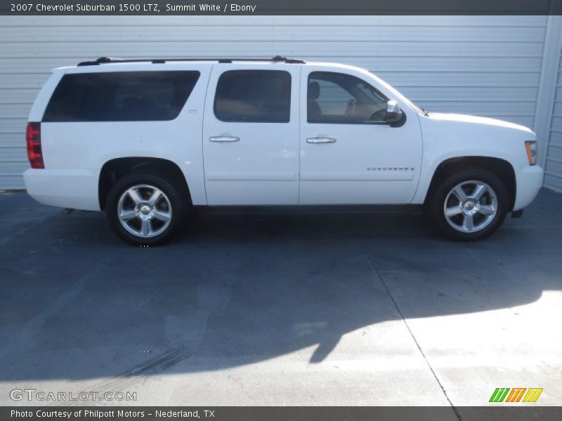 Summit White / Ebony 2007 Chevrolet Suburban 1500 LTZ