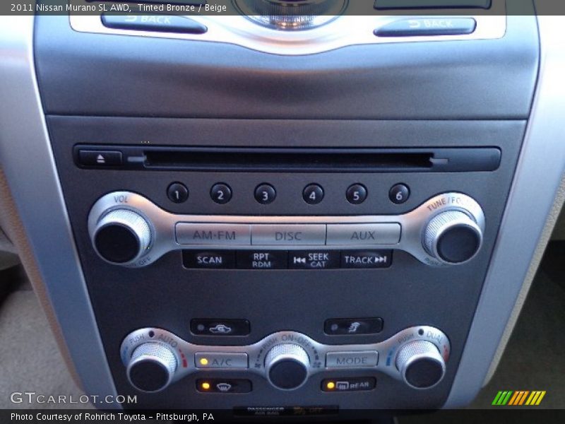 Tinted Bronze / Beige 2011 Nissan Murano SL AWD