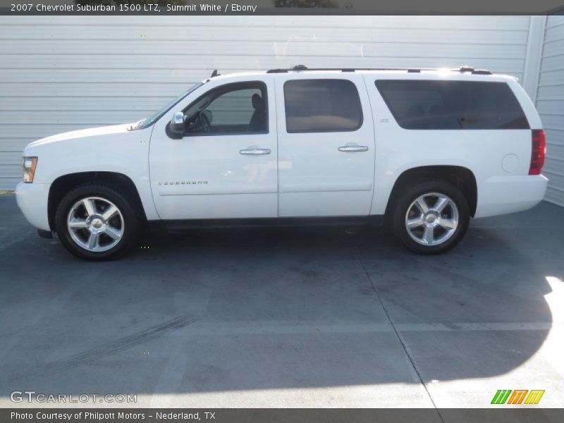 Summit White / Ebony 2007 Chevrolet Suburban 1500 LTZ