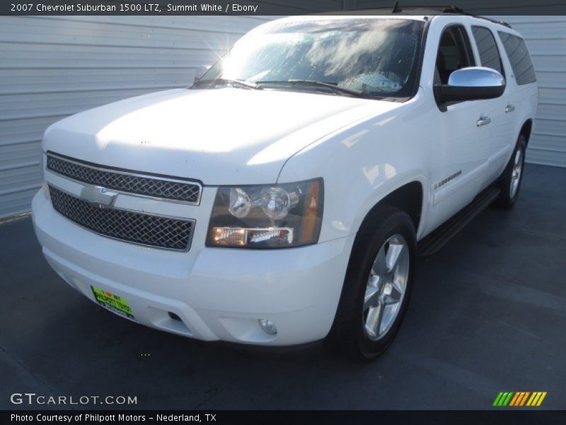 Summit White / Ebony 2007 Chevrolet Suburban 1500 LTZ