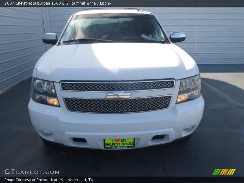 Summit White / Ebony 2007 Chevrolet Suburban 1500 LTZ