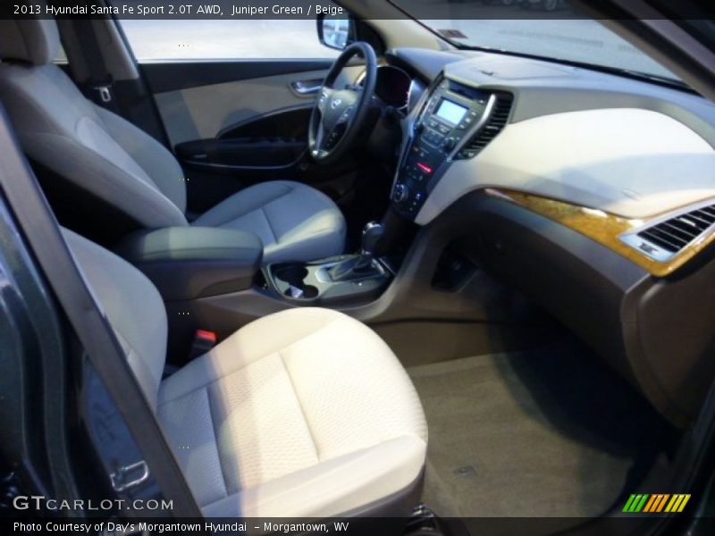 Juniper Green / Beige 2013 Hyundai Santa Fe Sport 2.0T AWD