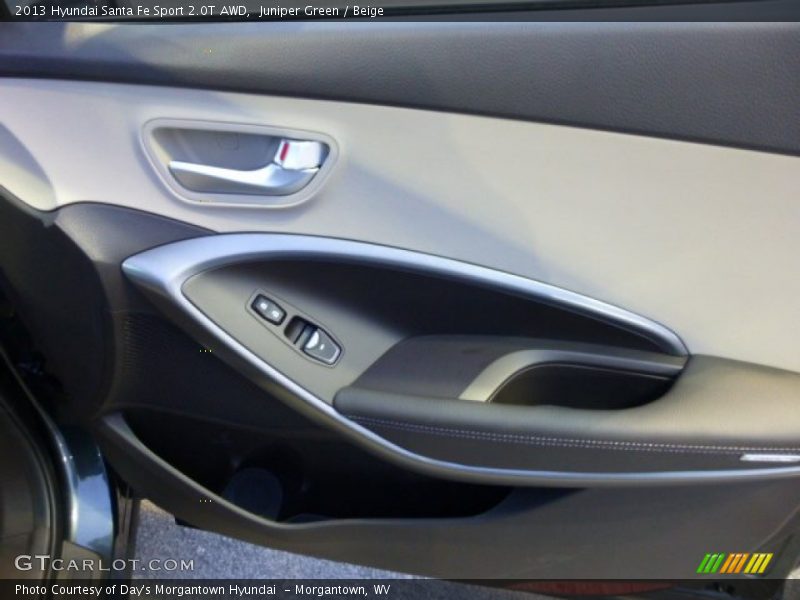 Juniper Green / Beige 2013 Hyundai Santa Fe Sport 2.0T AWD