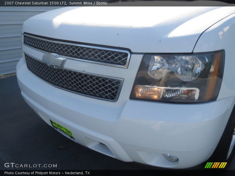 Summit White / Ebony 2007 Chevrolet Suburban 1500 LTZ