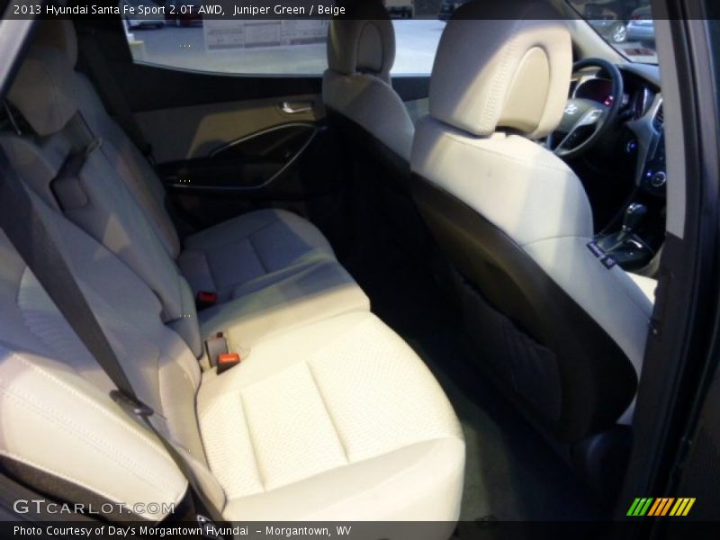 Juniper Green / Beige 2013 Hyundai Santa Fe Sport 2.0T AWD