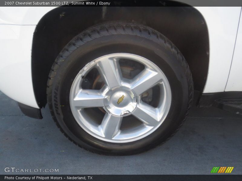 Summit White / Ebony 2007 Chevrolet Suburban 1500 LTZ