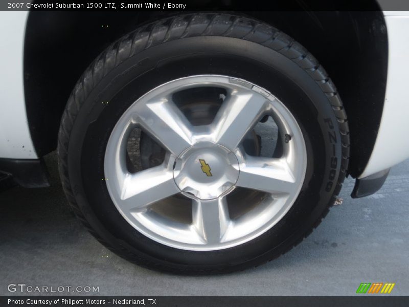 Summit White / Ebony 2007 Chevrolet Suburban 1500 LTZ