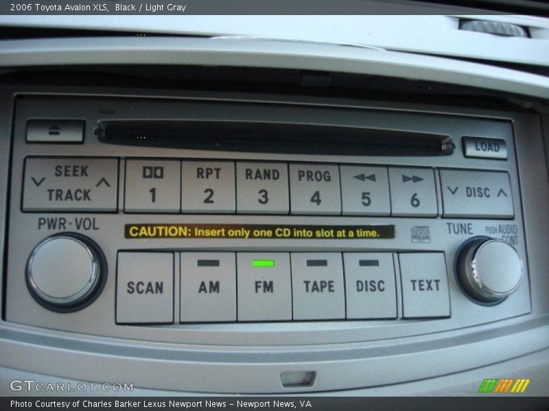 Black / Light Gray 2006 Toyota Avalon XLS