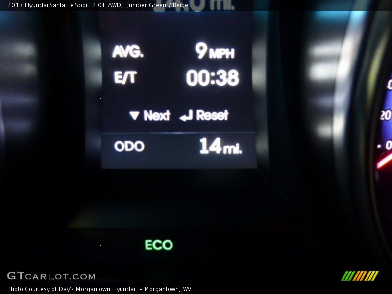 Juniper Green / Beige 2013 Hyundai Santa Fe Sport 2.0T AWD