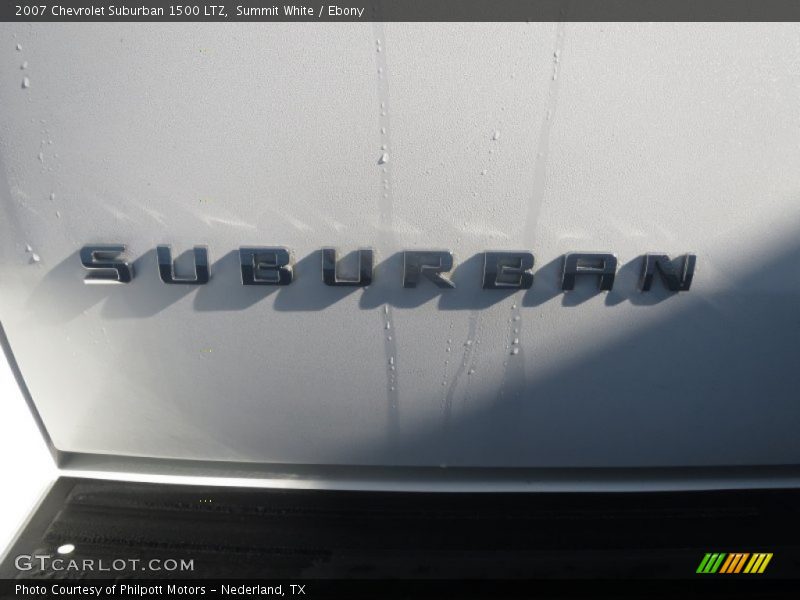 Summit White / Ebony 2007 Chevrolet Suburban 1500 LTZ