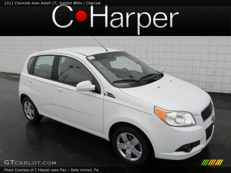 Summit White / Charcoal 2011 Chevrolet Aveo Aveo5 LT