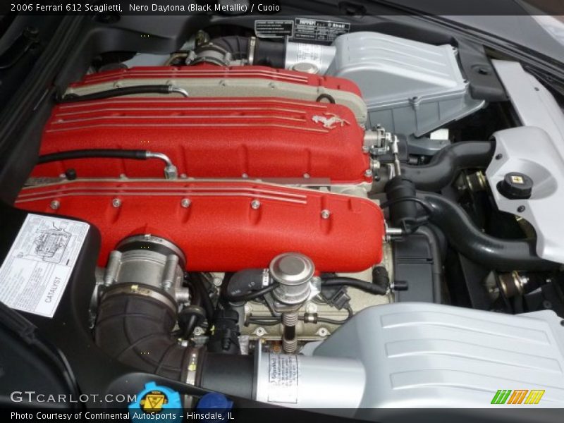  2006 612 Scaglietti  Engine - 5.7 Liter DOHC 48-Valve V12