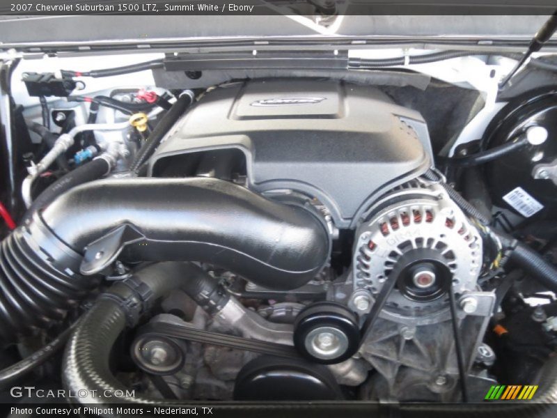 Summit White / Ebony 2007 Chevrolet Suburban 1500 LTZ