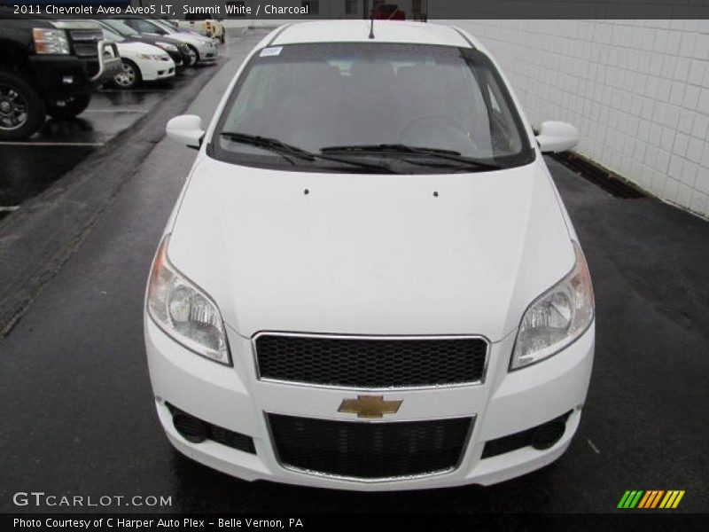 Summit White / Charcoal 2011 Chevrolet Aveo Aveo5 LT