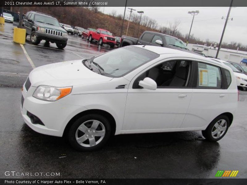 Summit White / Charcoal 2011 Chevrolet Aveo Aveo5 LT