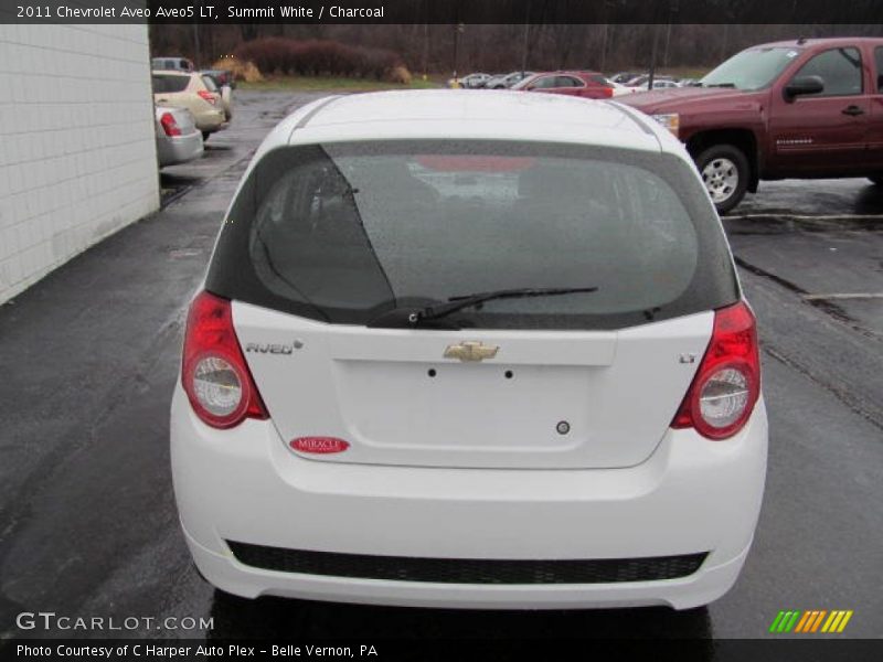 Summit White / Charcoal 2011 Chevrolet Aveo Aveo5 LT