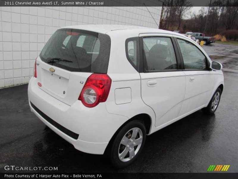 Summit White / Charcoal 2011 Chevrolet Aveo Aveo5 LT