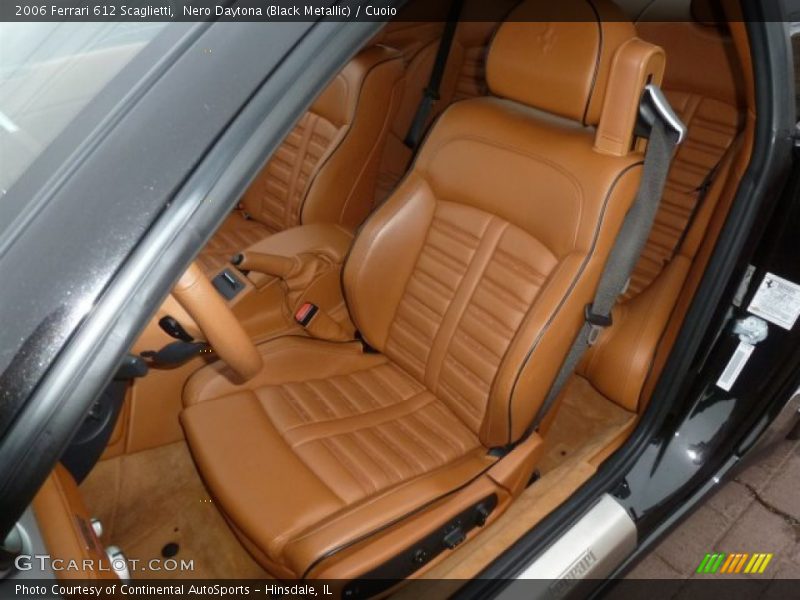 Front Seat of 2006 612 Scaglietti 