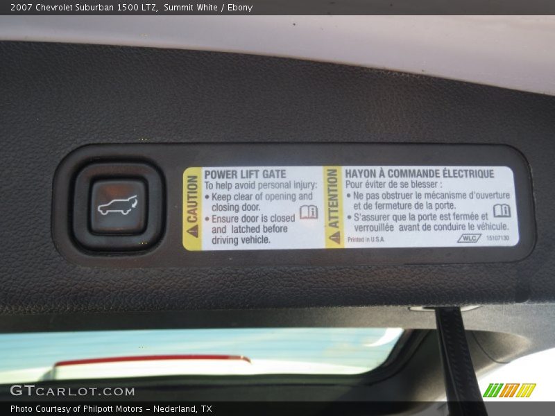 Summit White / Ebony 2007 Chevrolet Suburban 1500 LTZ