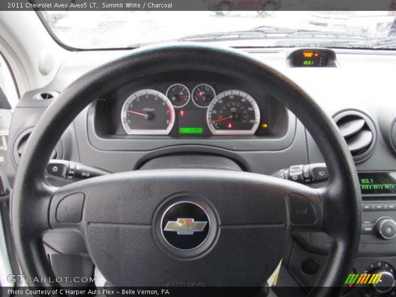 Summit White / Charcoal 2011 Chevrolet Aveo Aveo5 LT