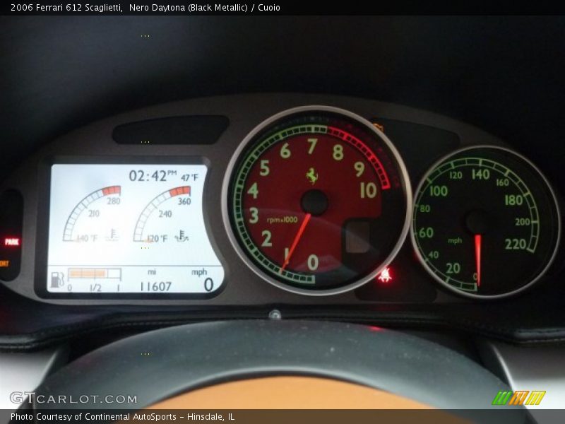  2006 612 Scaglietti   Gauges