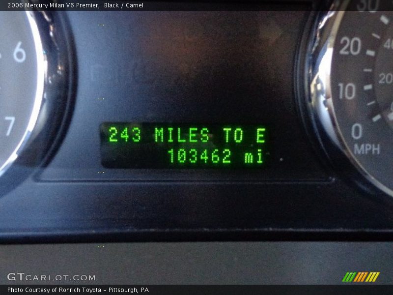 Black / Camel 2006 Mercury Milan V6 Premier
