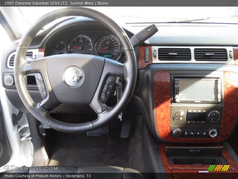 Summit White / Ebony 2007 Chevrolet Suburban 1500 LTZ