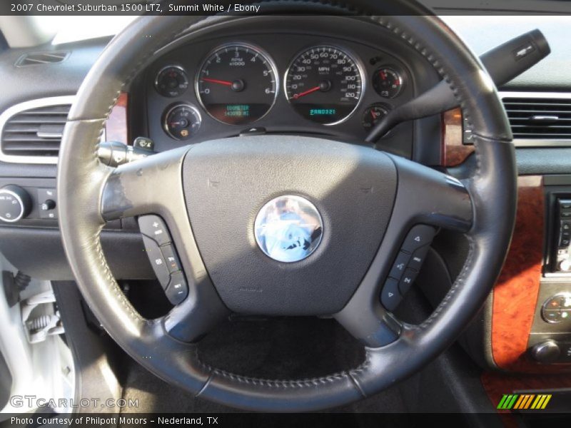 Summit White / Ebony 2007 Chevrolet Suburban 1500 LTZ