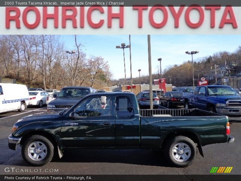 Imperial Jade Green Mica / Charcoal 2003 Toyota Tacoma Xtracab