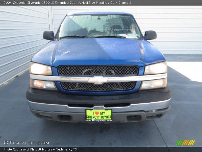 Arrival Blue Metallic / Dark Charcoal 2004 Chevrolet Silverado 1500 LS Extended Cab