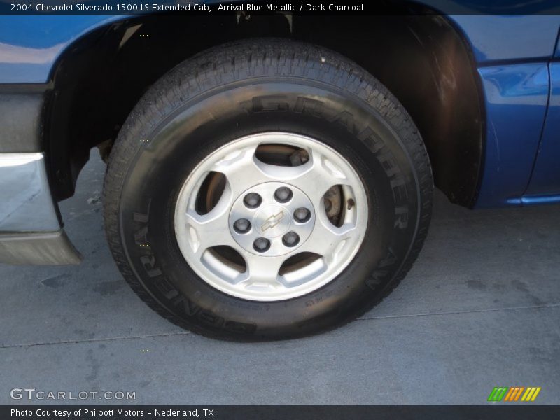 Arrival Blue Metallic / Dark Charcoal 2004 Chevrolet Silverado 1500 LS Extended Cab