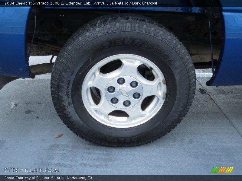 Arrival Blue Metallic / Dark Charcoal 2004 Chevrolet Silverado 1500 LS Extended Cab