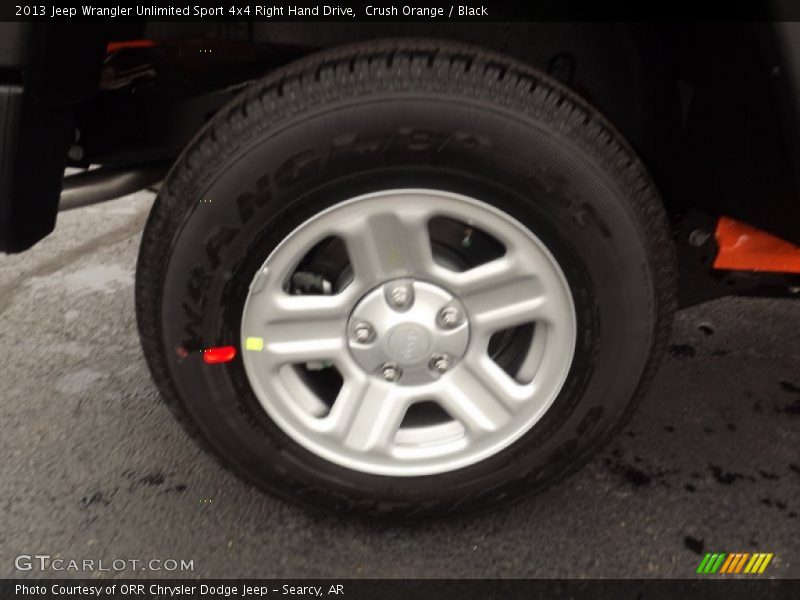  2013 Wrangler Unlimited Sport 4x4 Right Hand Drive Wheel