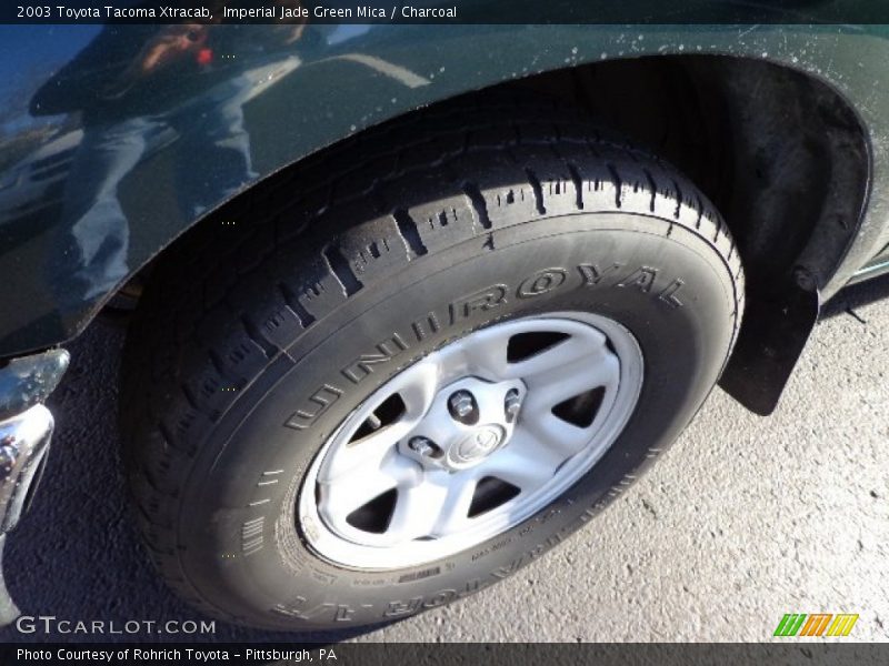 Imperial Jade Green Mica / Charcoal 2003 Toyota Tacoma Xtracab