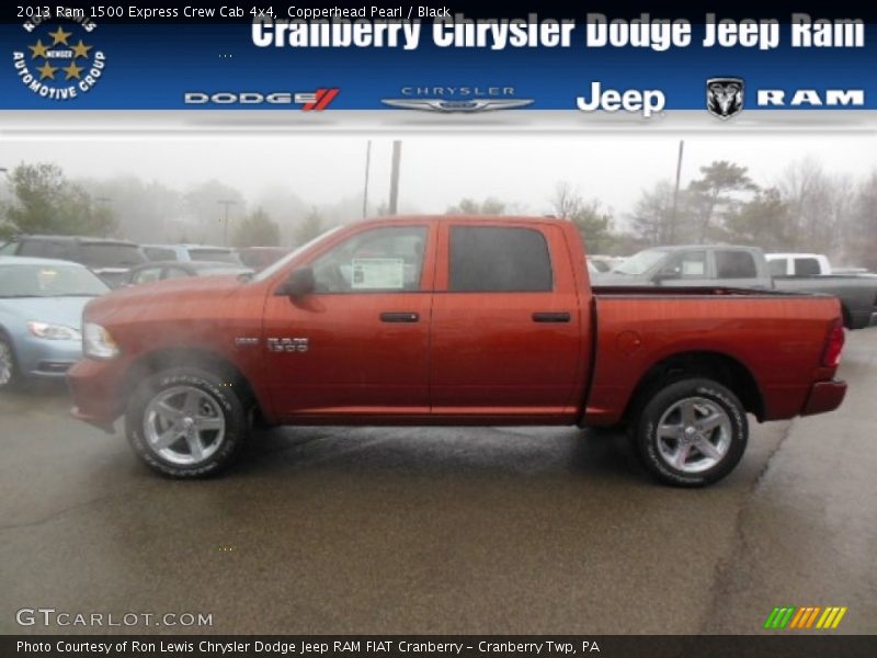 Copperhead Pearl / Black 2013 Ram 1500 Express Crew Cab 4x4