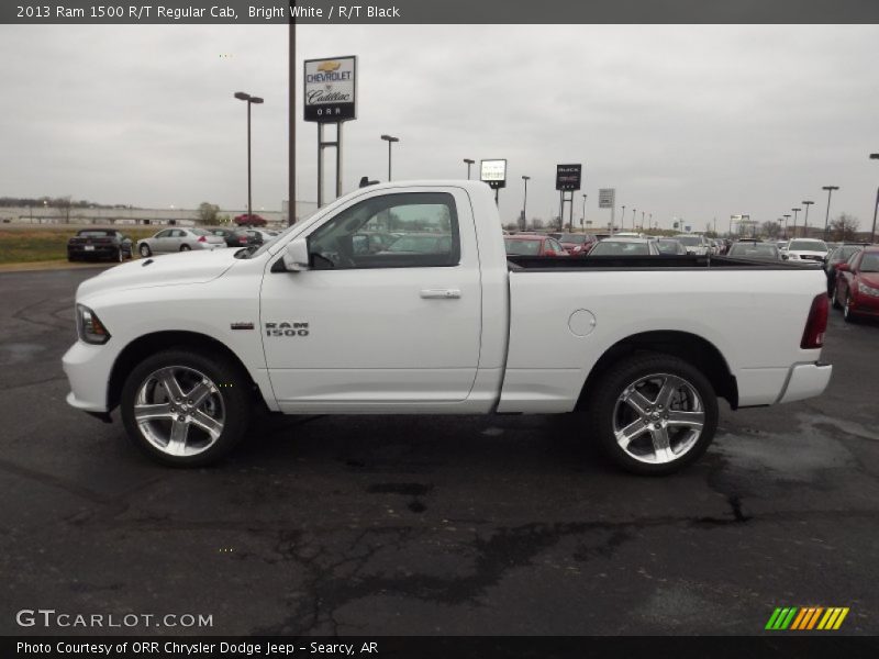 Bright White / R/T Black 2013 Ram 1500 R/T Regular Cab