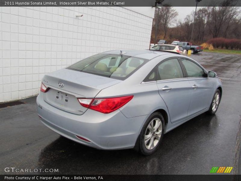 Iridescent Silver Blue Metallic / Camel 2011 Hyundai Sonata Limited