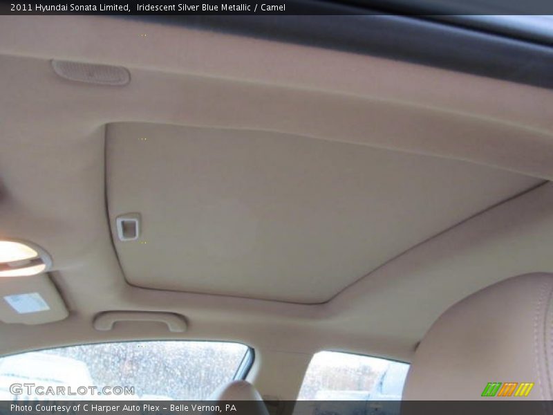 Iridescent Silver Blue Metallic / Camel 2011 Hyundai Sonata Limited