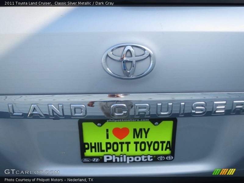 Classic Silver Metallic / Dark Gray 2011 Toyota Land Cruiser