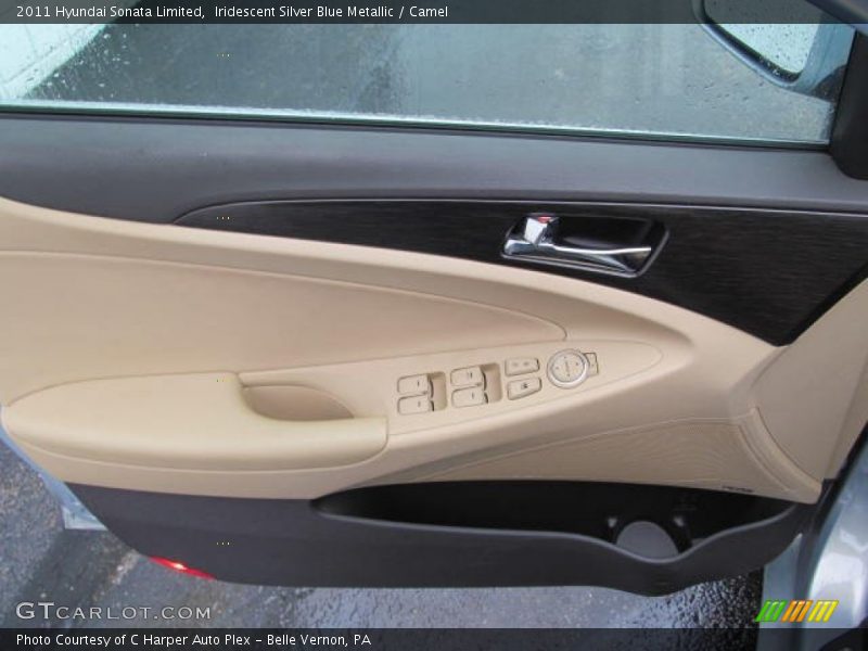 Iridescent Silver Blue Metallic / Camel 2011 Hyundai Sonata Limited