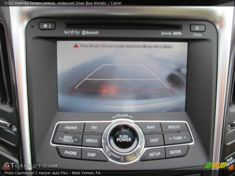 Iridescent Silver Blue Metallic / Camel 2011 Hyundai Sonata Limited