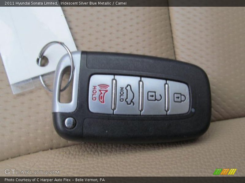 Iridescent Silver Blue Metallic / Camel 2011 Hyundai Sonata Limited