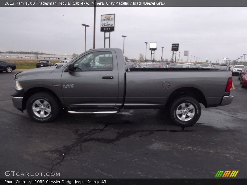 Mineral Gray Metallic / Black/Diesel Gray 2013 Ram 1500 Tradesman Regular Cab 4x4